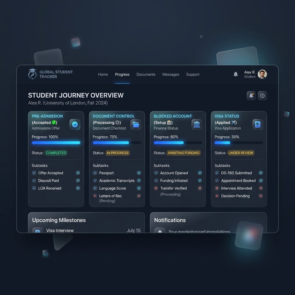 Student Panel Mockup